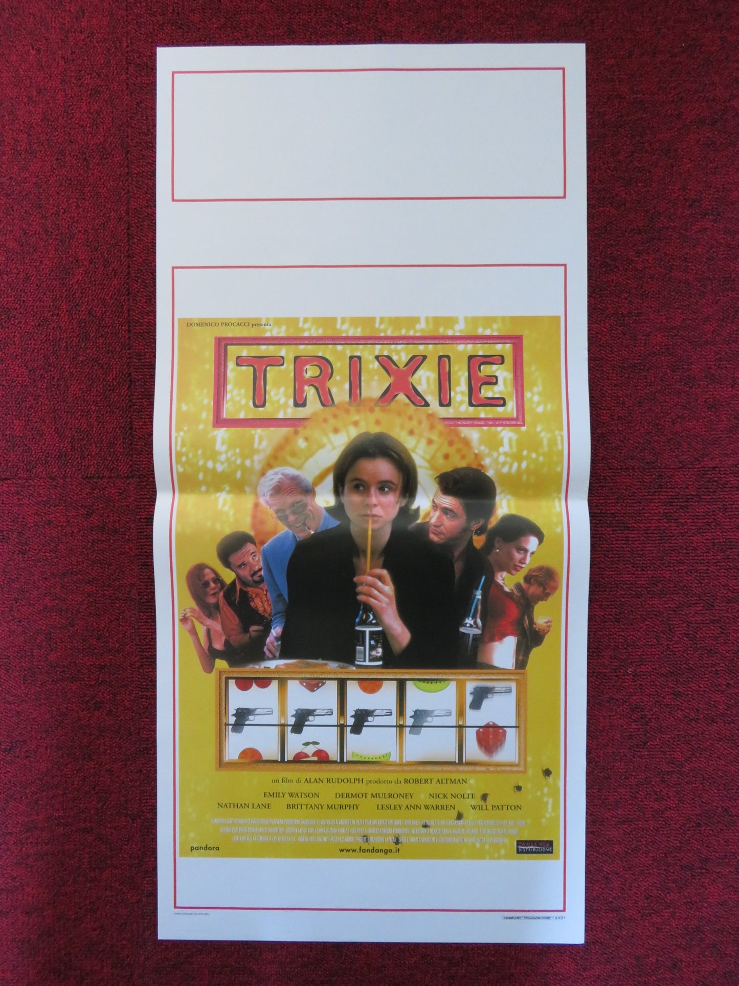 TRIXIE ITALIAN LOCANDINA POSTER EMILY WATSON NICK NOLTE 2000