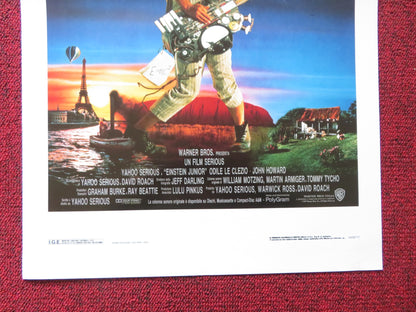 YOUNG EINSTEIN ITALIAN LOCANDINA POSTER YAHOO SERIOUS JOHN HOWARD 1990