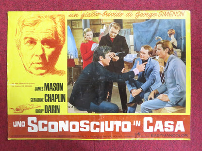 COP-OUT - A ITALIAN FOTOBUSTA POSTER JAMES MASON GERALDINE CHAPLIN 1967