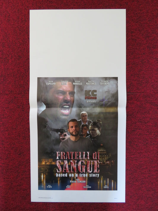 FRATELLI DI SANGUE ITALIAN LOCANDINA POSTER KARIM CAPUANO CARLOTTA MORELLI 2016