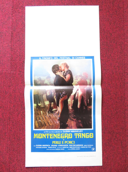 MONTENEGRO TANGO ITALIAN LOCANDINA POSTER SUSAN ANSPACH ERLAND 1981