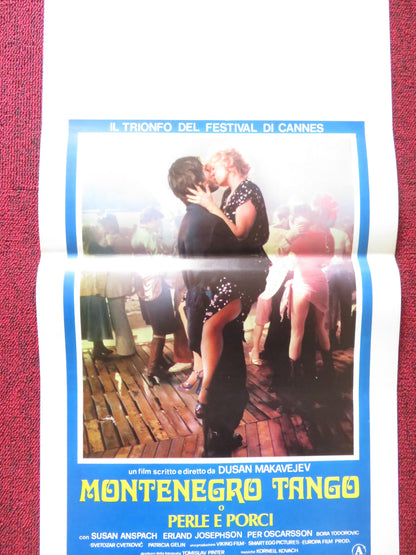 MONTENEGRO TANGO ITALIAN LOCANDINA POSTER SUSAN ANSPACH ERLAND 1981