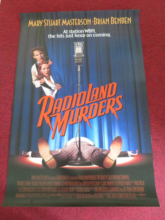 RADIOLAND MURDERS US ONE SHEET ROLLED POSTER BENBEN MARY STUART MASTERSON 1994