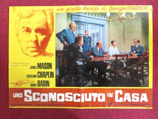 COP-OUT - C ITALIAN FOTOBUSTA POSTER JAMES MASON GERALDINE CHAPLIN 1967