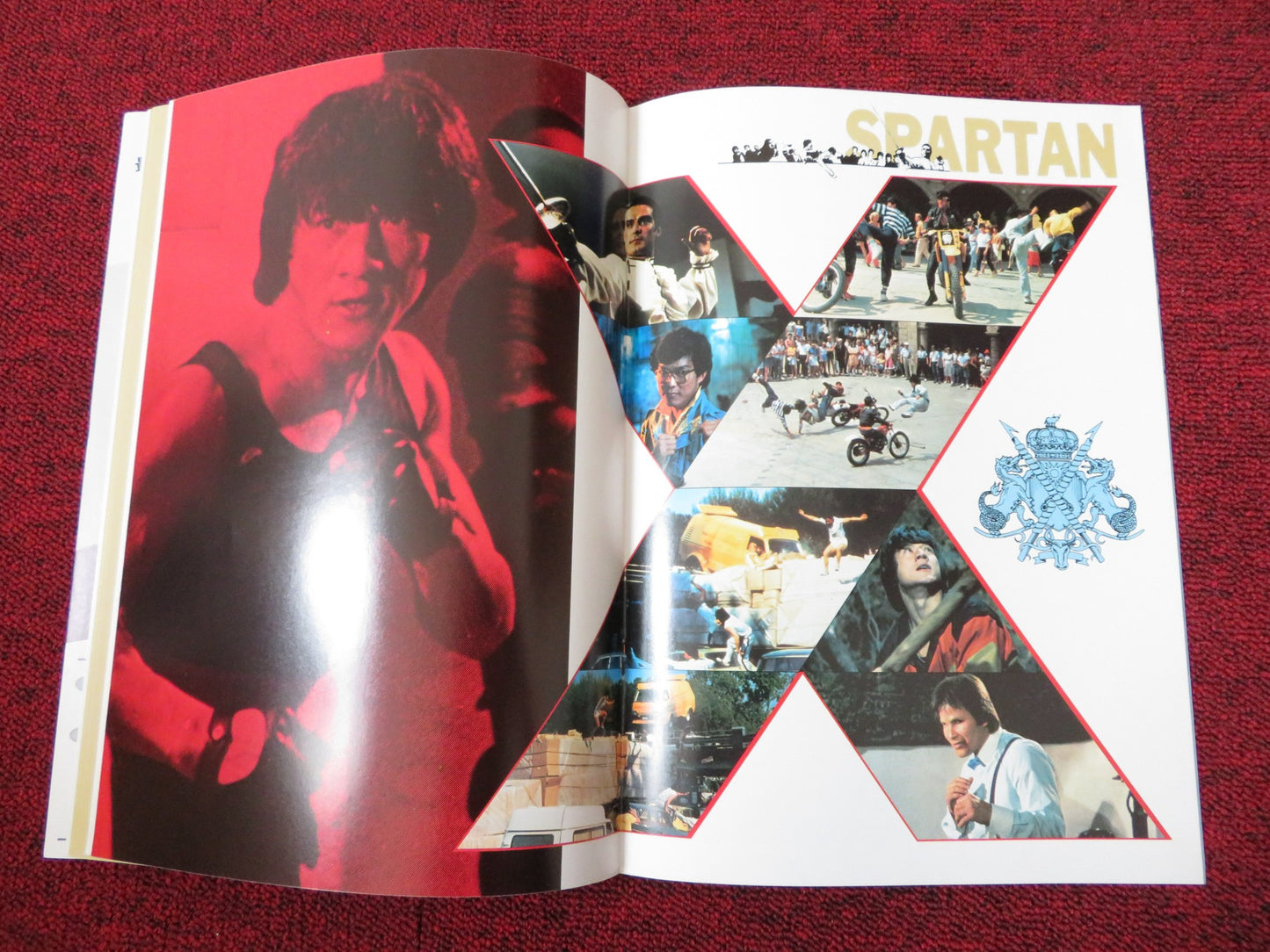 WHEELS ON MEALS / SPARTAN X JAPANESE BROCHURE / PRESS BOOK JACKIE CHAN 1984