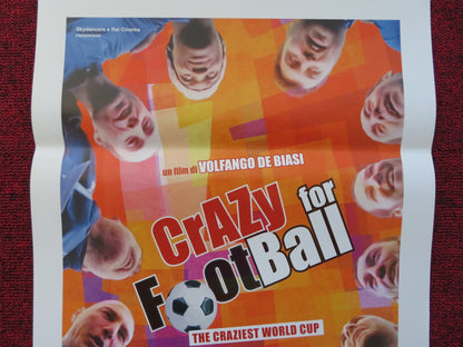 CRAZY FOR FOOTBALL: THE CRAZIEST WORLD CUP ITALIAN LOCANDINA POSTER 2017