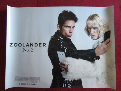 ZOOLANDER 2 UK QUAD (30"x 40") ROLLED POSTER BEN STILLER PENELOPE CRUZ 2016