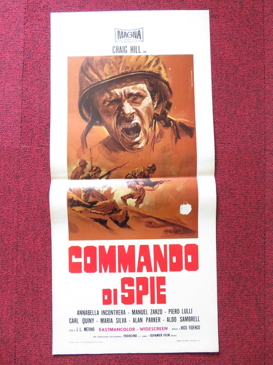 WHEN HEROES DIE ITALIAN LOCANDINA POSTER CRAIG HILL ANNABELLA INCONTRERA 1970