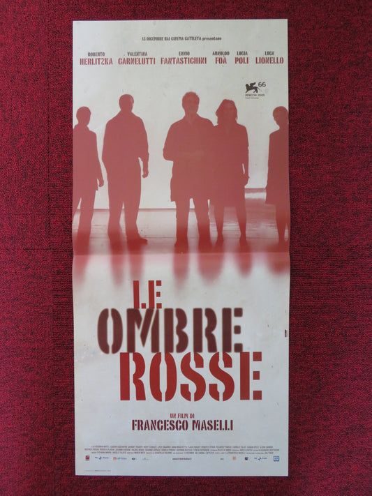 LE OMBRE ROSSE ITALIAN LOCANDINA POSTER ENNIO FANTASTICHINI ARNOLDO FOA 2009