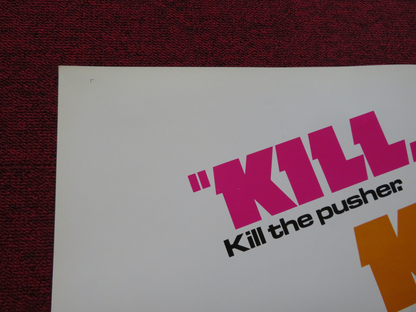 KILL! KILL! KILL! KILL! FOLDED US ONE SHEET POSTER STEPHEN BOYD JEAN SEBERG 1972