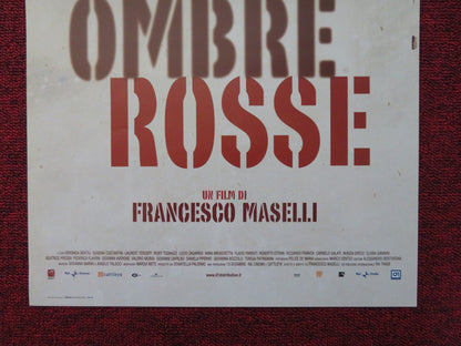 LE OMBRE ROSSE ITALIAN LOCANDINA POSTER ENNIO FANTASTICHINI ARNOLDO FOA 2009