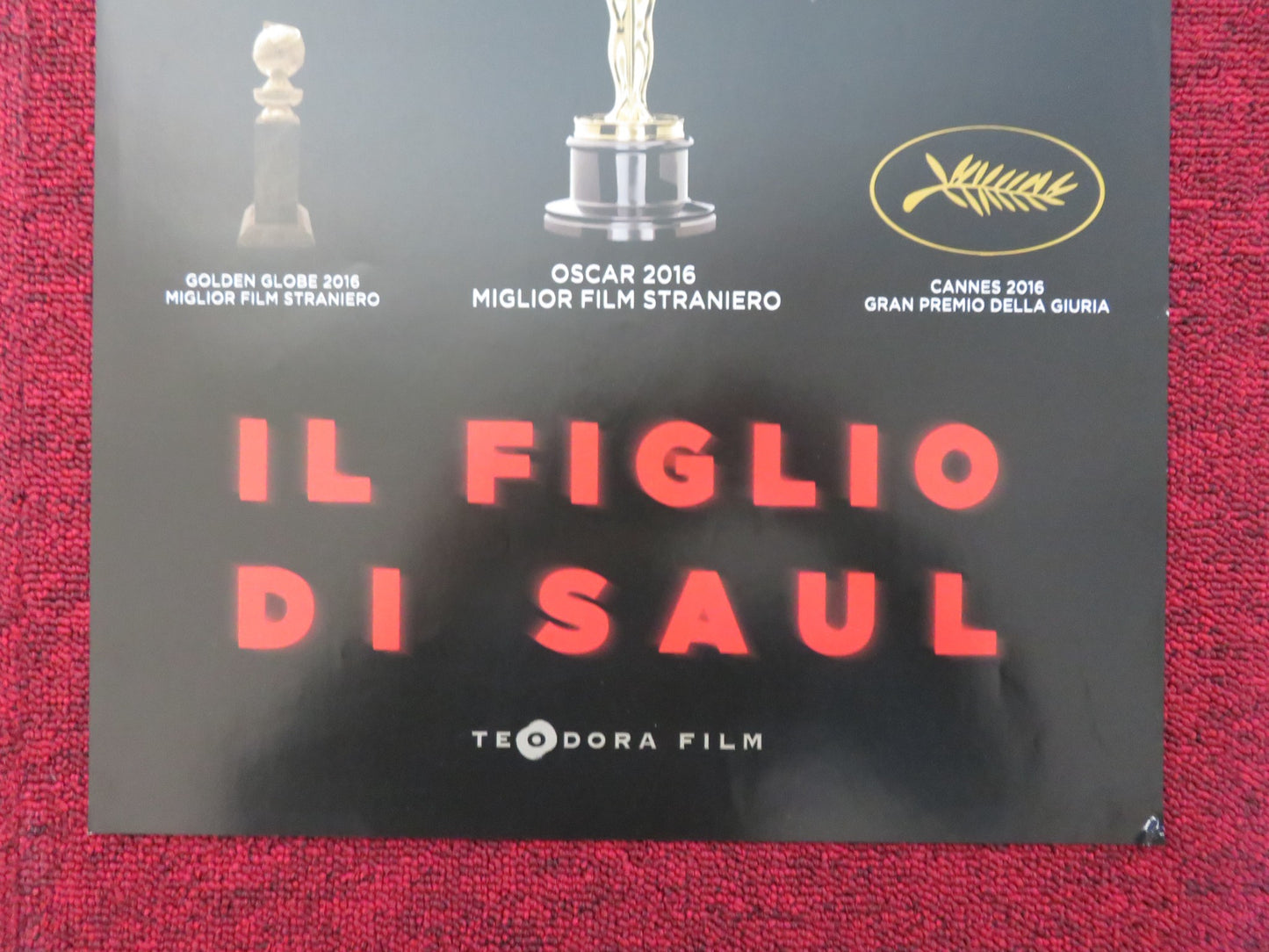 SON OF SAUL ITALIAN LOCANDINA POSTER GEZA ROHRIG LEVENTE MOLNAR 2015