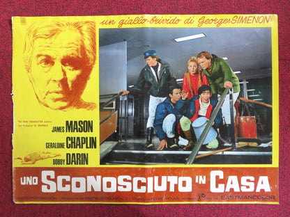 COP-OUT - F ITALIAN FOTOBUSTA POSTER JAMES MASON GERALDINE CHAPLIN 1967