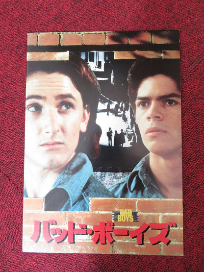 BAD BOYS JAPANESE BROCHURE / PRESS BOOK SEAN PENN RENI SANTONI 1983