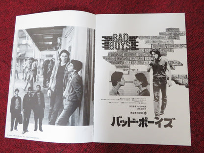 BAD BOYS JAPANESE BROCHURE / PRESS BOOK SEAN PENN RENI SANTONI 1983