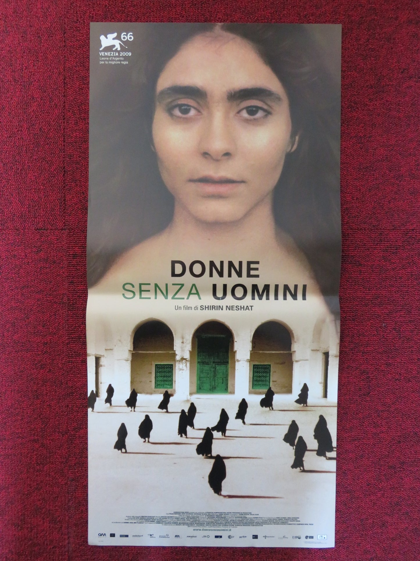 DONNE SENZA UOMINI ITALIAN LOCANDINA POSTER SHABNAM TOLOUI PEGAH FERYDONI 2009