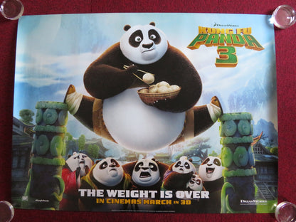 KUNG FU PANDA 3 UK QUAD (30"x 40") ROLLED POSTER JACK BLACK BRYAN CRANSTON 2016