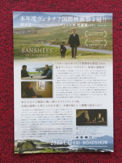 THE BANSHEES OF INSHIERIN - A JAPANESE CHIRASHI (B5) POSTER FARRELL GLEESON 2022