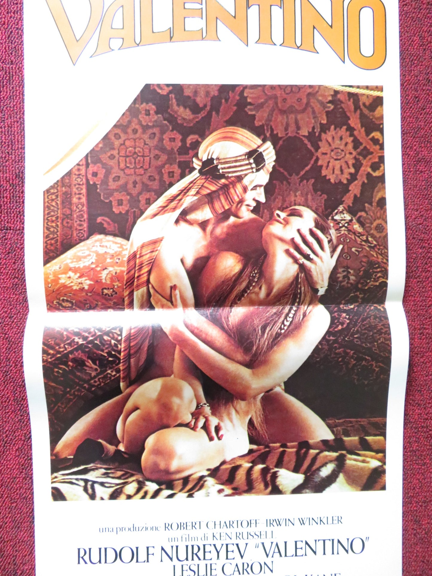 VALENTINO ITALIAN LOCANDINA POSTER RUDOLF NUREYEV 1977