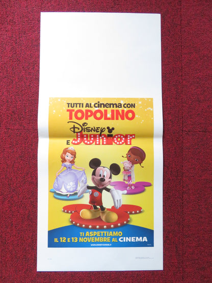 DISNEY JUNIOR PARTY ITALIAN LOCANDINA POSTER JAMIE MITCHELL 2015