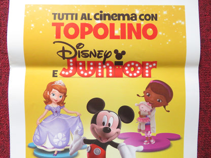 DISNEY JUNIOR PARTY ITALIAN LOCANDINA POSTER JAMIE MITCHELL 2015