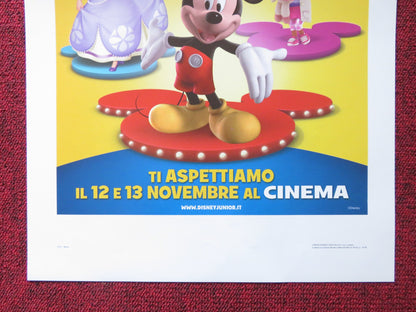 DISNEY JUNIOR PARTY ITALIAN LOCANDINA POSTER JAMIE MITCHELL 2015