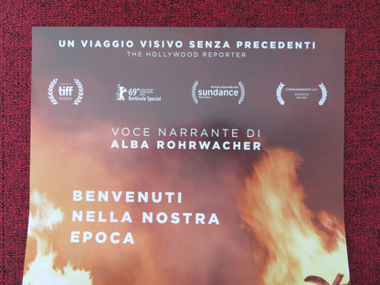 ANTROPOCENE L'EPOCA UMANA ITALIAN LOCANDINA POSTER ALICIA VIKANDER 2018