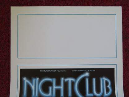 NIGHT CLUB ITALIAN LOCANDINA (27.5"x13") POSTER CHRISTIAN DE SICA 1989