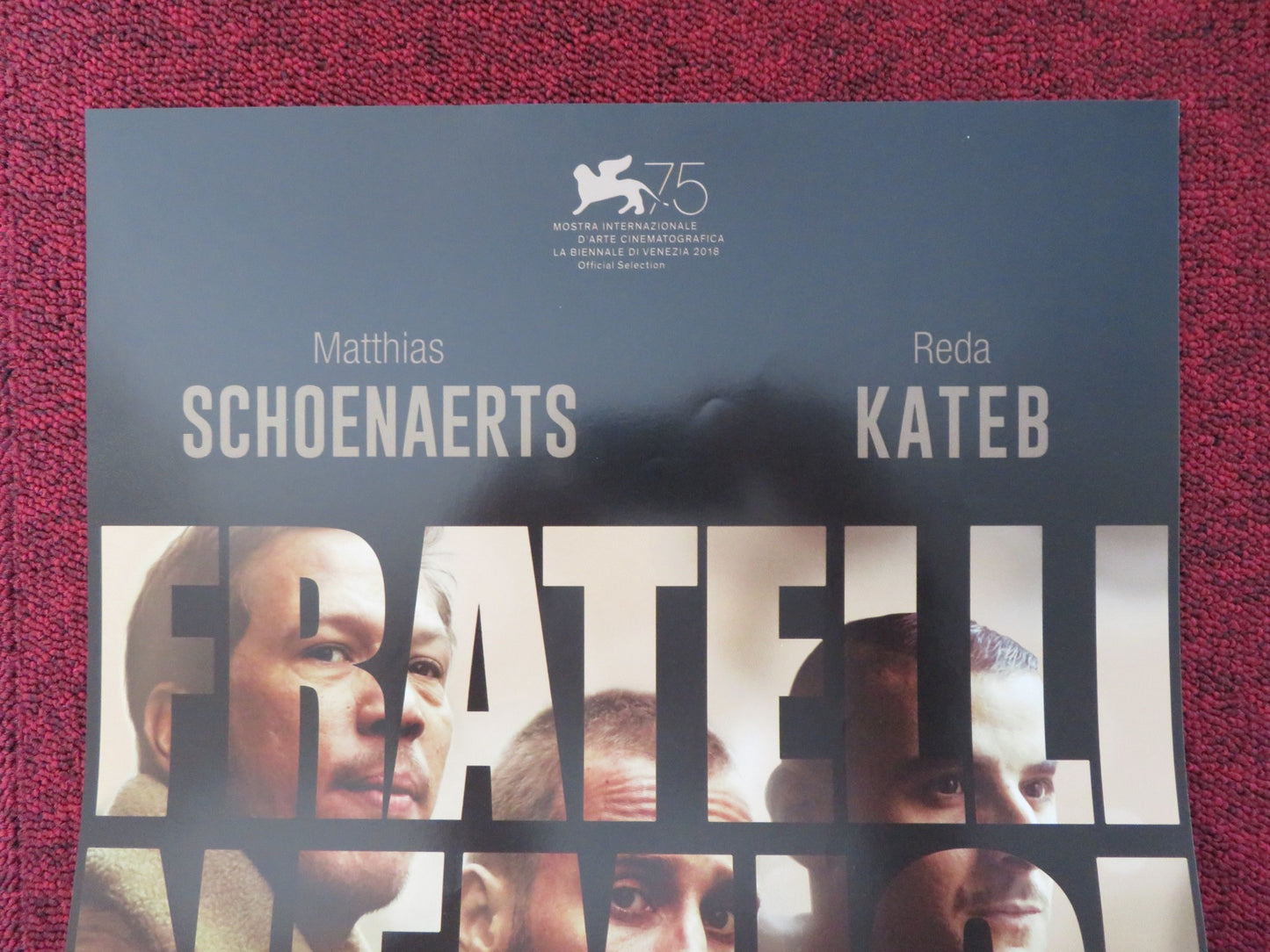 CLOSE ENEMIES ITALIAN LOCANDINA POSTER MATTHIAS SCHOENAERTS REDA KATEB 2018