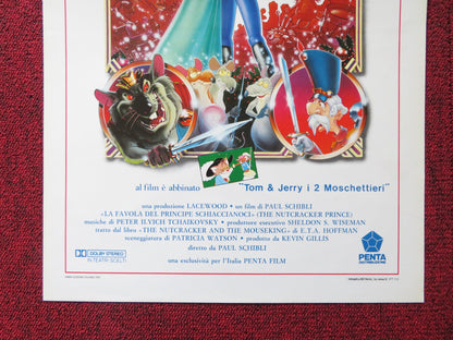 THE NUTCRACKER PRINCE ITALIAN LOCANDINA POSTER KIEFER SUTHERLAND P. O'TOOLE 1990