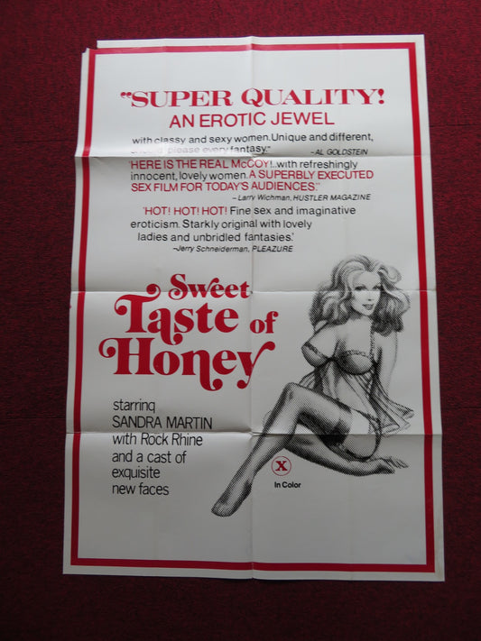 SWEET TASTE OF HONEY FOLDED US ONE SHEET POSTER SANDRA MARTIN 1976