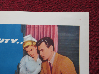 POLICE NURSE FOLDED US ONE SHEET POSTER KEN SCOTT MERRY ANDERS 1963