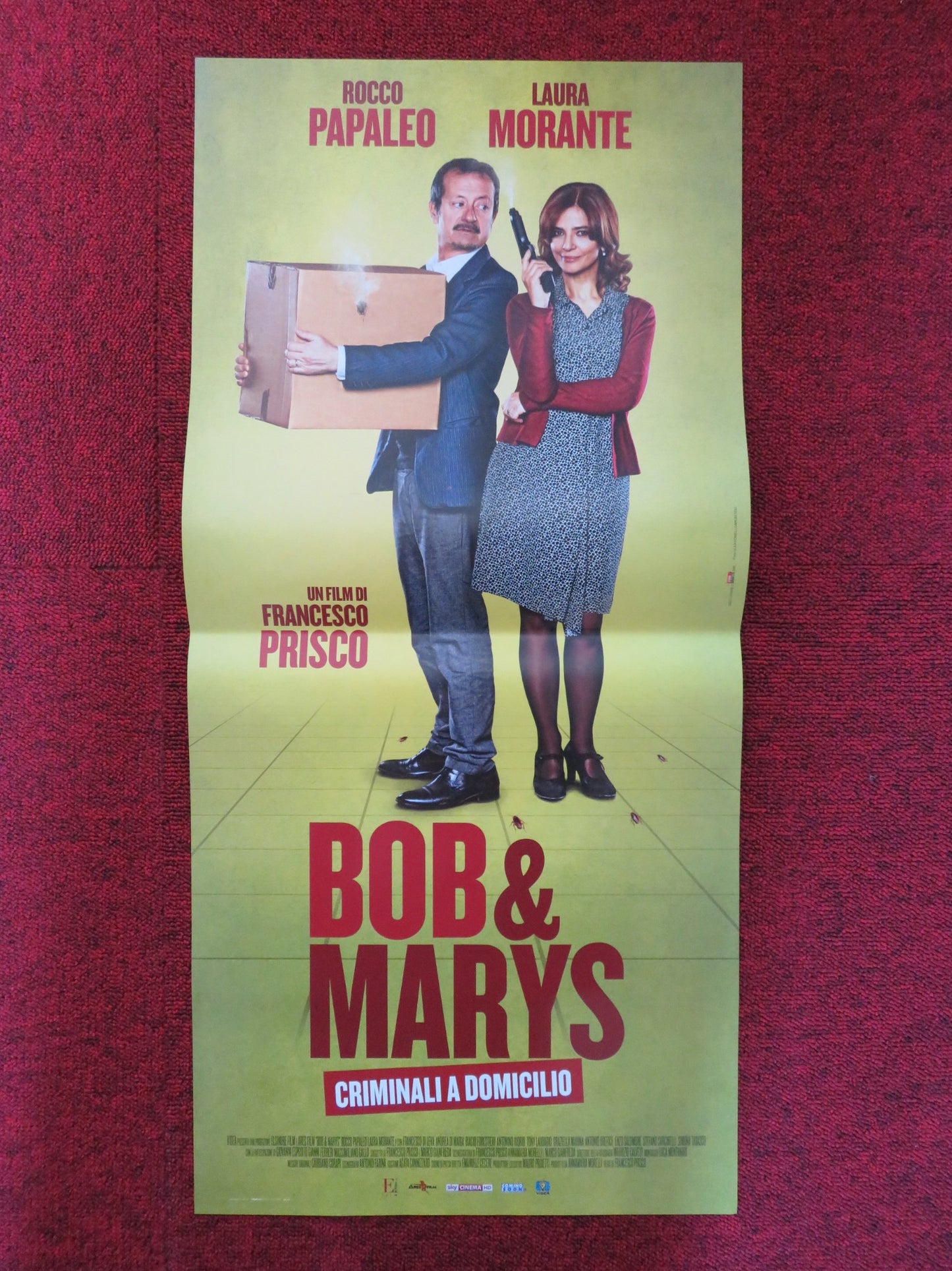 BOB & MARYS ITALIAN LOCANDINA POSTER ROCCO PAPALEO LAURA MORANTE 2018