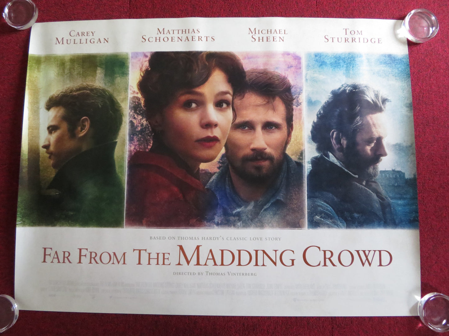 FAR FROM THE MADDING CROWD UK QUAD (30"x 40") ROLLED POSTER CAREY MULLIGAN 2015