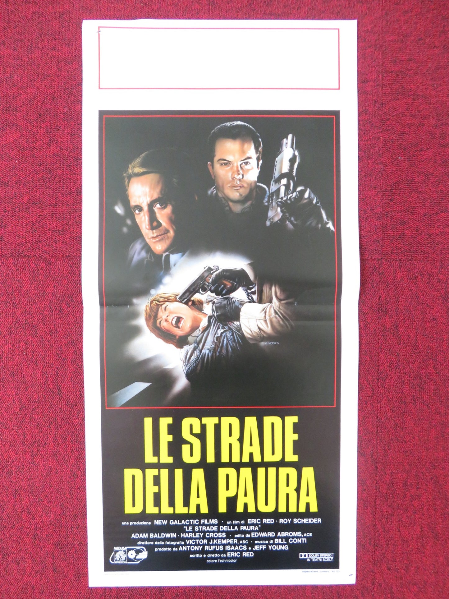 COHEN AND TATE ITALIAN LOCANDINA POSTER ROY SCHEIDER ADAM BALDWIN 1989