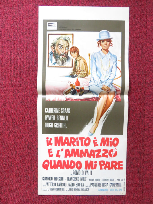 IL MARITO E MIO E L'AMMAZZO QUANDO MI PARE ITALIAN LOCANDINA POSTER 1968