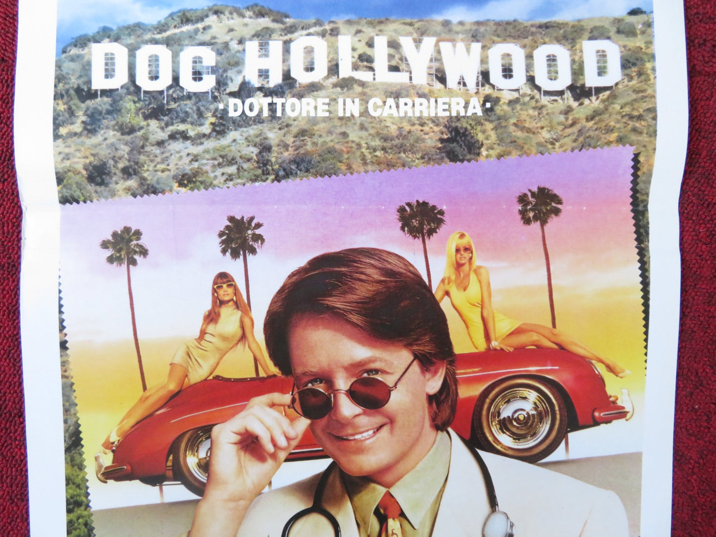 DOC HOLLYWOOD ITALIAN LOCANDINA POSTER MICHAEL J. FOX JULIE WARNER 1991