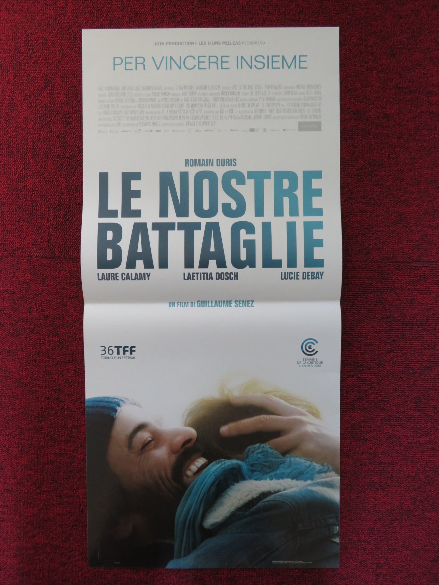 LE NOSTRE BATTAGLIE ITALIAN LOCANDINA POSTER ROMAIN DURIS BASILE GRUNBERGER 2018