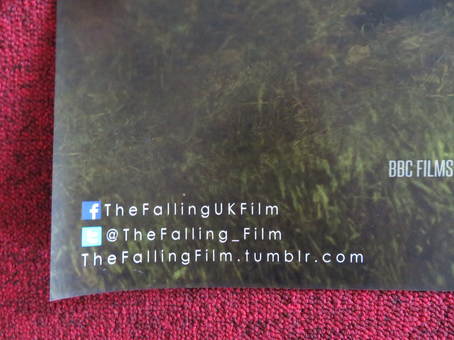 THE FALLING UK QUAD (30"x 40") ROLLED POSTER MAISIE WILLIAMS FLORENCE PUGH 2014