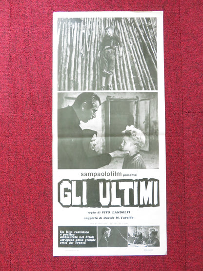 GLI ULTIMI ITALIAN LOCANDINA POSTER ADELFO GALLI MARGHERITA TORINO 2002