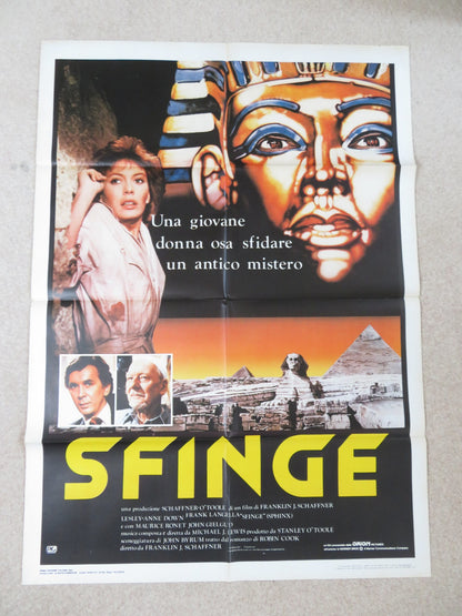 SPHINX ITALIAN 2 FOGLIO POSTER LESLEY-ANNE DOWN FRANK LANGELLA 1981