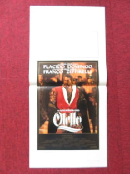 OTELLO ITALIAN LOCANDINA POSTER PLACIDO DOMINGO FRANCO ZEFFIRELLI 1986