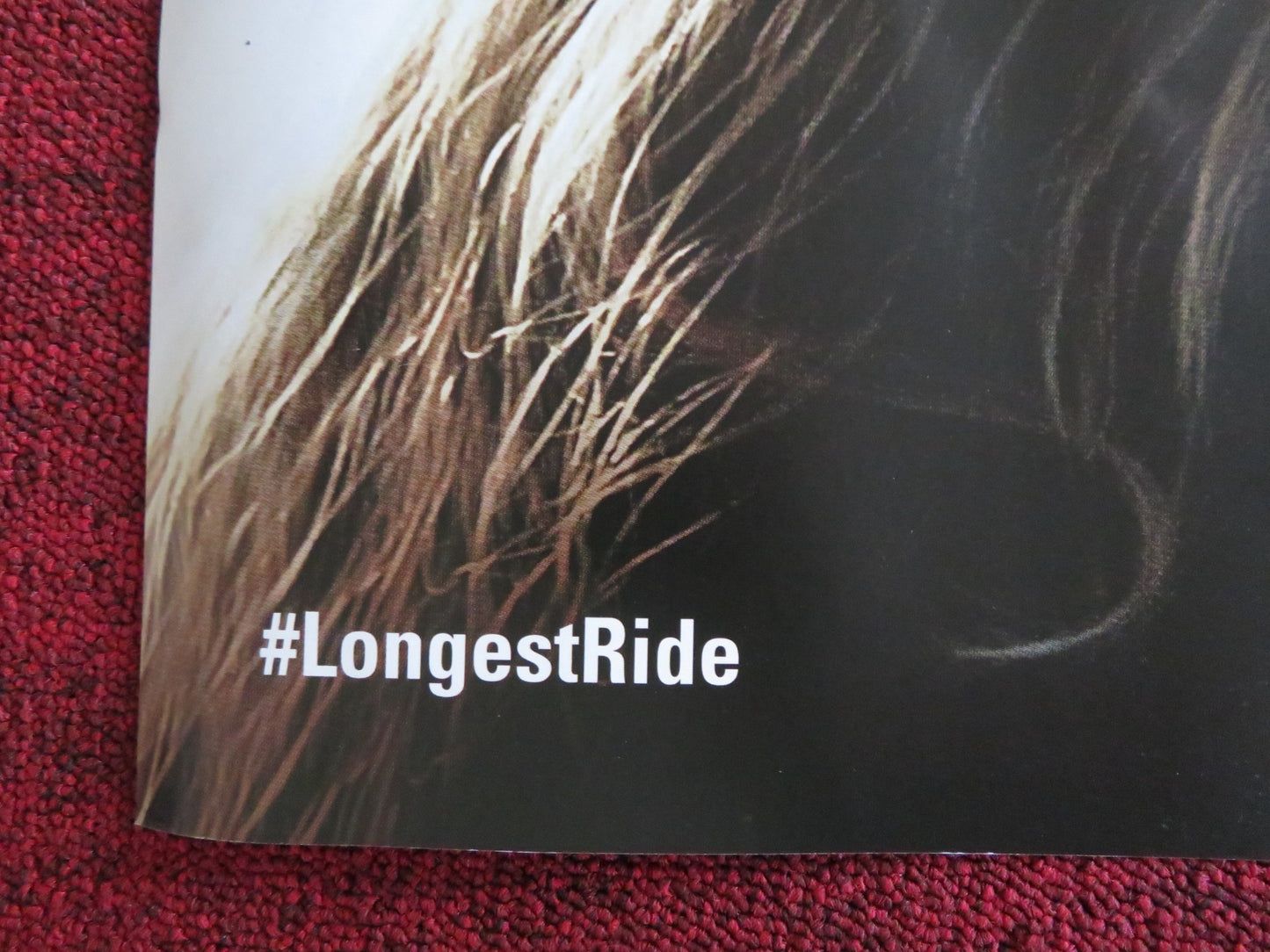 THE LONGEST RIDE UK QUAD (30"x 40") ROLLED POSTER BRITT ROBERTSON 2015