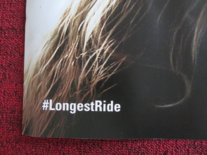 THE LONGEST RIDE UK QUAD (30"x 40") ROLLED POSTER BRITT ROBERTSON 2015