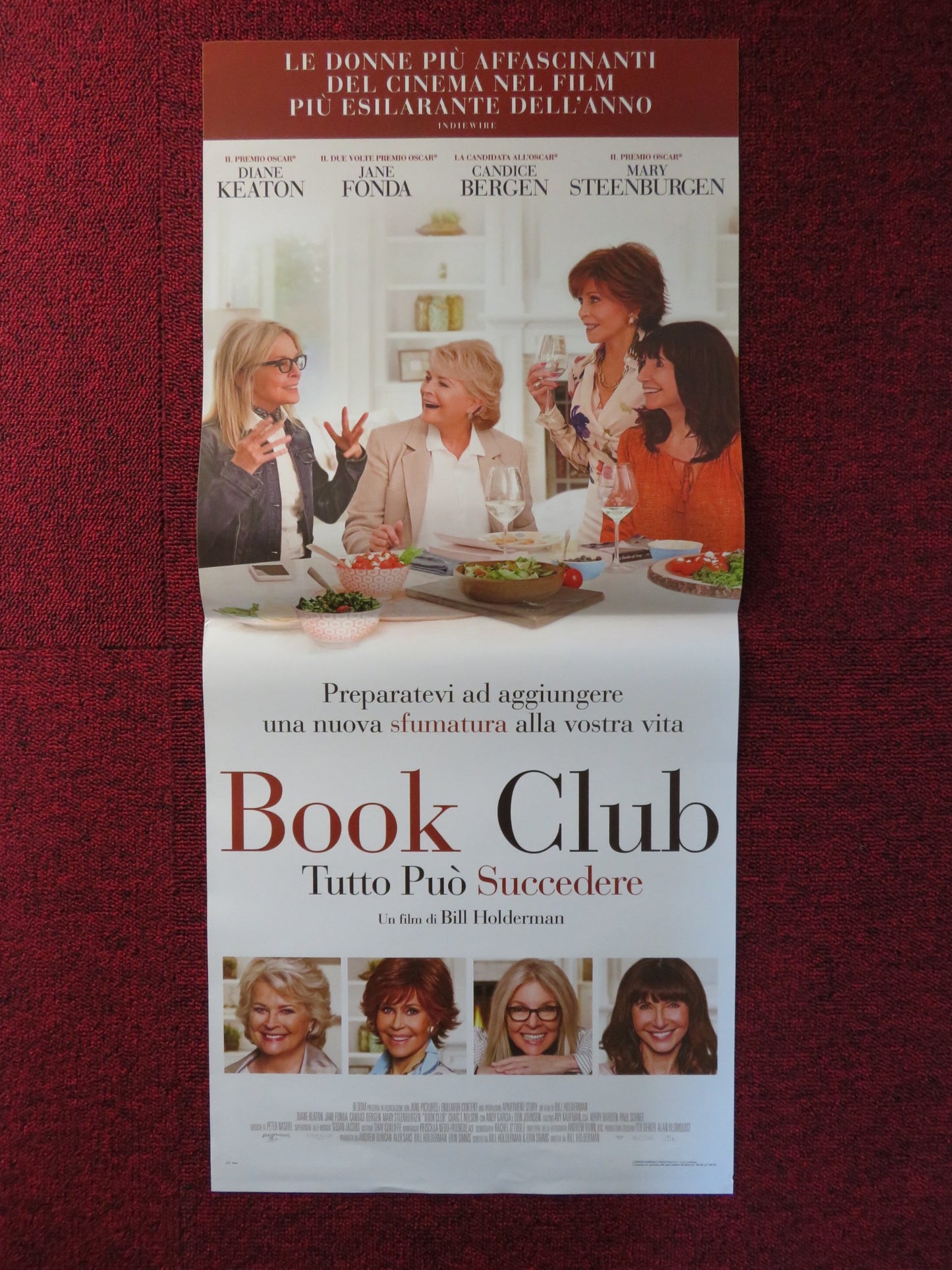 BOOK CLUB ITALIAN LOCANDINA POSTER DIANE KEATON JANE FONDA 2018