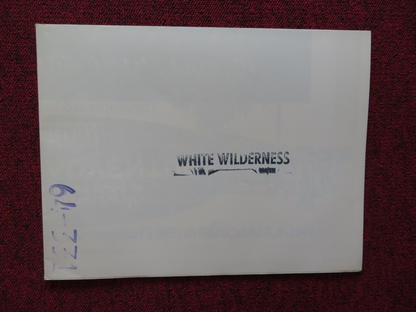 WHITE WILDERNESS FOLDED US ONE SHEET POSTER DISNEY WINSTON HIBLER 1964