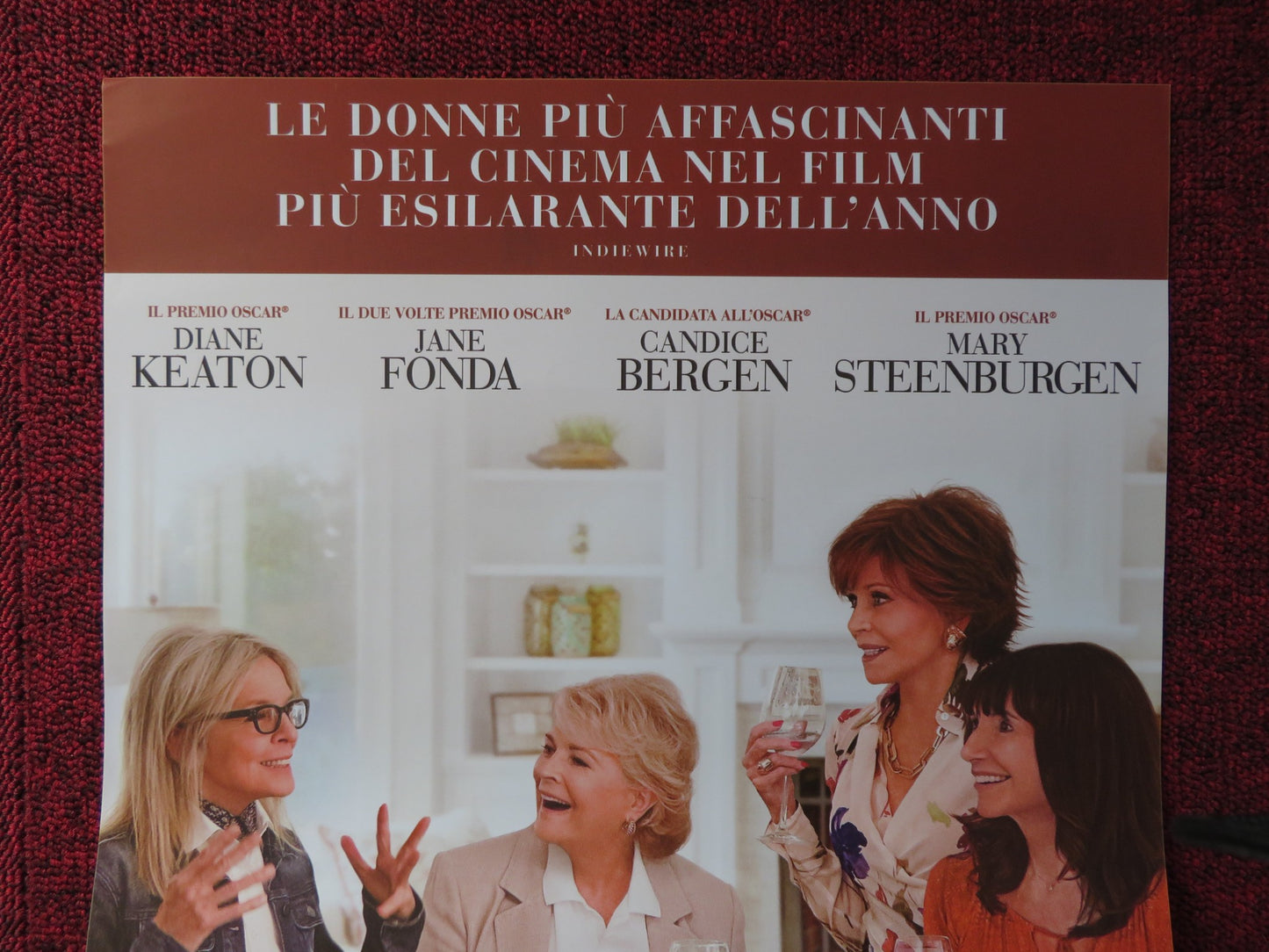 BOOK CLUB ITALIAN LOCANDINA POSTER DIANE KEATON JANE FONDA 2018