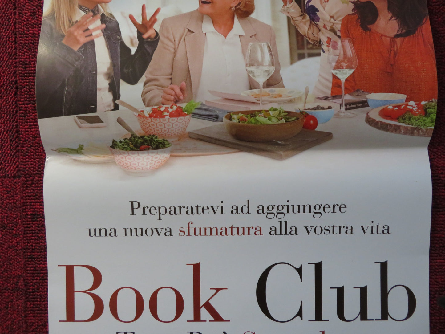 BOOK CLUB ITALIAN LOCANDINA POSTER DIANE KEATON JANE FONDA 2018