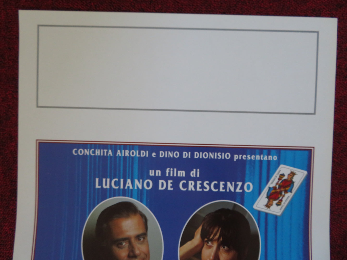 CROCE E DELIZIA ITALIAN LOCANDINA (27.5"x13") POSTER MARINA CONFALONE 1995