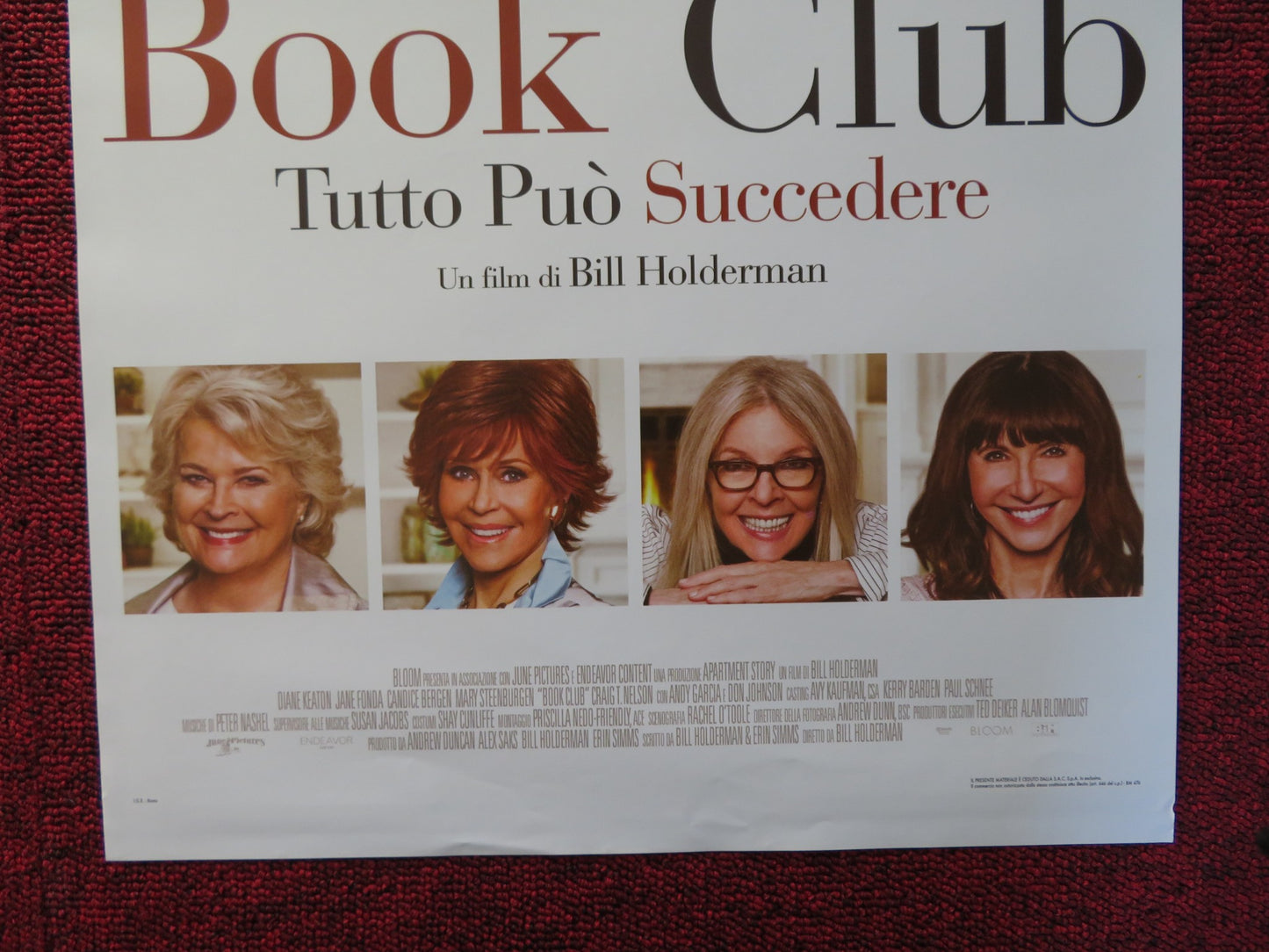 BOOK CLUB ITALIAN LOCANDINA POSTER DIANE KEATON JANE FONDA 2018